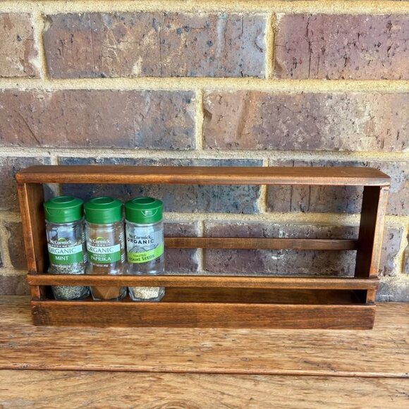 Wooden Spice Rack Small - Picture 1 of 10